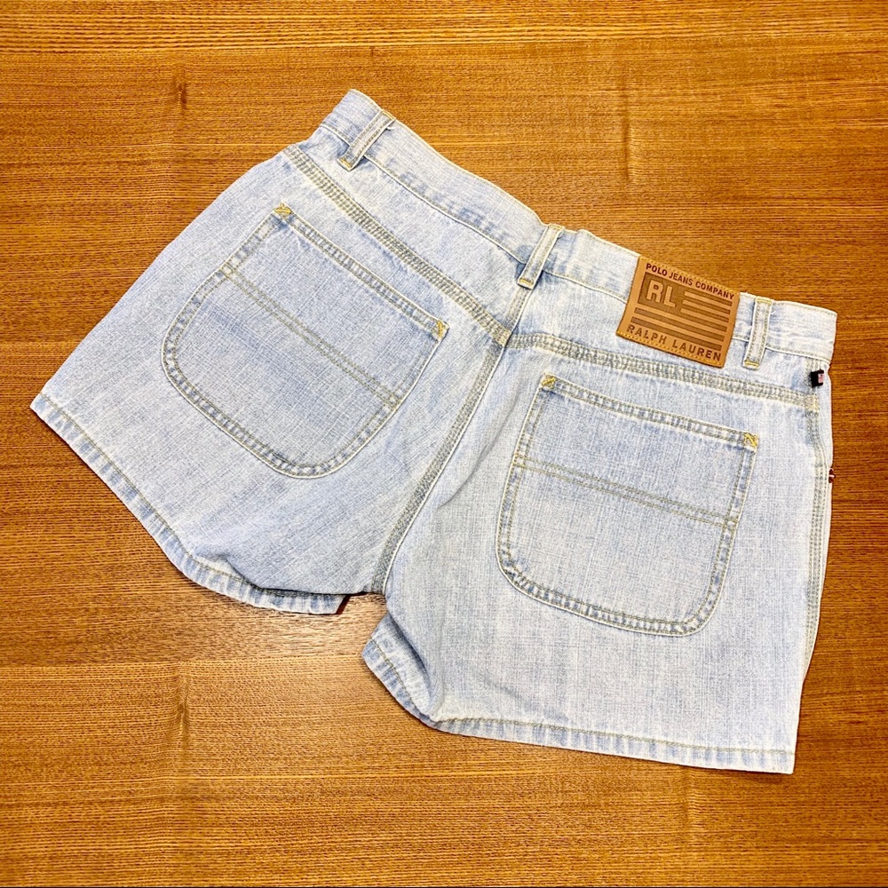 Polo Ralph Lauren High Waisted Jean Shorts